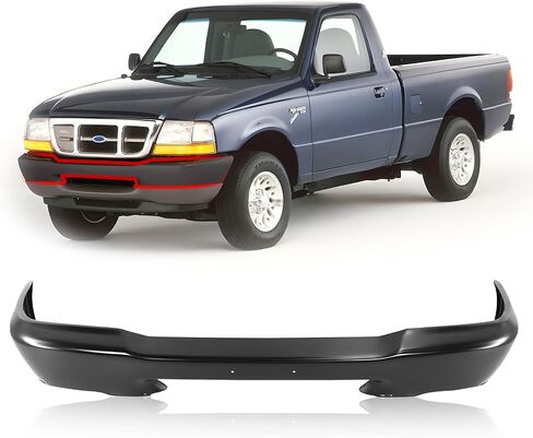 CarpartsDepot الأمامي الصلب الأسود الصلب الوجه متمثل مع فورد رينجر 1998-2000 FO1002347 YL5Z17757AAA in Kuwait