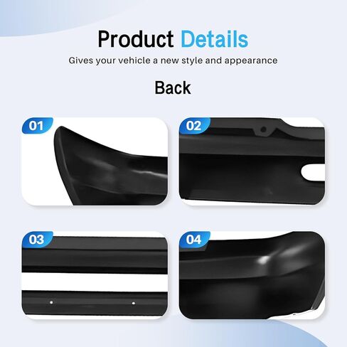 CarpartsDepot الأمامي الصلب الأسود الصلب الوجه متمثل مع فورد رينجر 1998-2000 FO1002347 YL5Z17757AAA in Kuwait