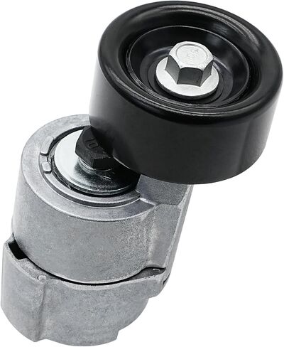 Belt Tensioner Assembly with Pulley Compatible with 2010-2014 Hyundai Tucson, 2006-2014 Sonata, 2011-2015 Kia Sportage, 2007-2010 Rondo, 2006-2015 Optima, 2010-2013 Forte Koup, Replaces# 2528125000 in Saudi Arabia