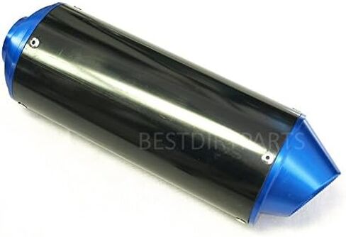 MAXFASTMAX(TM) HIGH PERFORMANCE BLUE CNC BIG BORE MUFFLER EXHAUST SYSTEM 110CC 125CC 150CC POCET PIT DIRT BIKES in Saudi Arabia