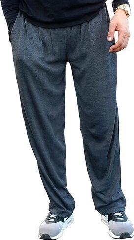 Mens/Womens Baggy Workout Pants. Baggy Pants. Bodybuilding Pants. Gym Sweat Pants in Charcoal Grey in Saudi Arabia