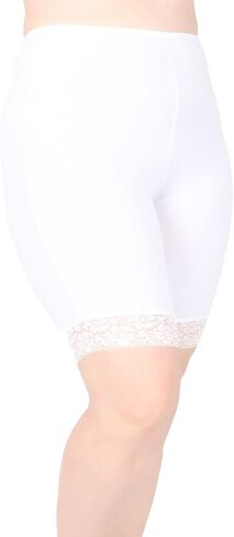 Undersummers Slip Short, Thigh Anti Chafing Shorts Women, Shortlette Cotton Slip Shorts for Women Under Dress, 9" Length in Saudi Arabia