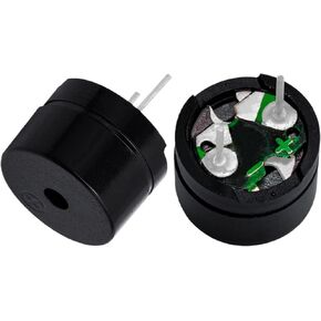 10PCS Universal Passive Buzzer electromagnetic impedance 16 ohms AC / 2KHz 3V 5V 12V Universal in Saudi Arabia
