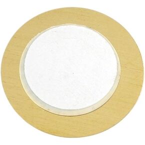 10pcs عناصر Piezo Buzzer Sounder Sensor Trigger Drum Disc Copper Piezo Seeper 12mm 20mm 27mm 35mm 50mm Piezoelectric (10pcs 35mm) in Kuwait