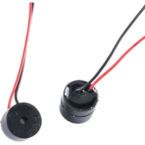 5pcs/Lot electromagnetic active buzzer 12v 12 * 9.5mm مكبر صوت مكبر صوت مع كابل in Kuwait