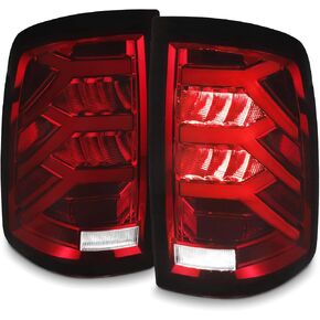 AKKON - Fits 2009-2018 Dodge Ram 1500 2500 3500 Truck [Full LED] Black Tail Lights Pair Driver Left + Passenger Right in Saudi Arabia