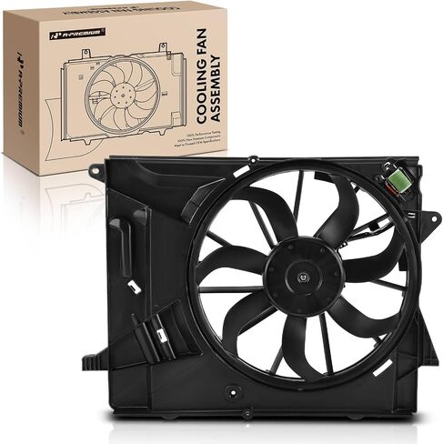 A-Premium Engine Radiator Cooling Fan Assembly Compatible with Select Buick Models - Encore 2016 2017 2018 2019, 1.4L - Replace# 42441975, 94524753 in Saudi Arabia