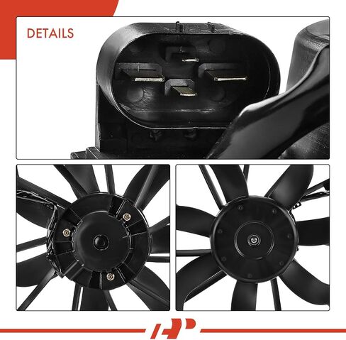 A-Premium Engine Radiator Cooling Fan Assembly Compatible with Select Buick Models - Encore 2016 2017 2018 2019, 1.4L - Replace# 42441975, 94524753 in Saudi Arabia