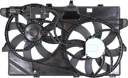 مجموعة مروحة تبريد المرآب-تتوافق مع 2007-2015 Ford Edge ، Fits 2007-2015 Lincoln MKX 3.5L/3.7L Engine ، W/O Tow PCKG. ، يشمل وحدة تحكم in Saudi Arabia