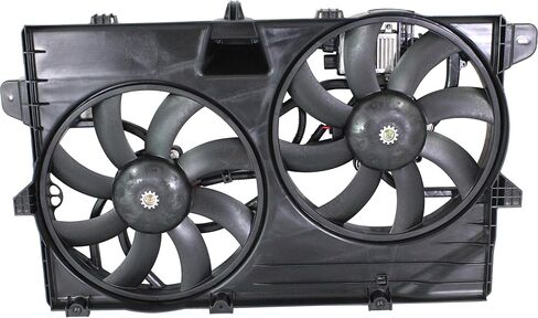 مجموعة مروحة تبريد المرآب-تتوافق مع 2007-2015 Ford Edge ، Fits 2007-2015 Lincoln MKX 3.5L/3.7L Engine ، W/O Tow PCKG. ، يشمل وحدة تحكم in Saudi Arabia