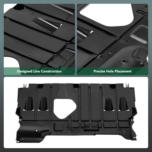 YHTAUTO Front Engine Splash Shield Compatible with Mazda 3/3 Sport 2010-2013 2.0L 2.3L 2.5L, Black Splash Guard Engine Case Guards in Saudi Arabia