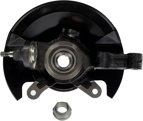 Detroit Axle - 1.7L 2pc Front Steering Knuckles Wheel Bearing Hubs for 03-05 Honda Civic Steering Knuckles and Wheel Bearing Hubs Assembly 2003 2004 2005 Replacement in Saudi Arabia
