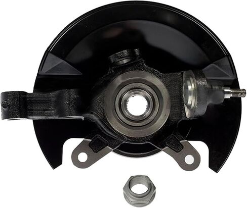 Detroit Axle - 1.7L 2pc Front Steering Knuckles Wheel Bearing Hubs for 03-05 Honda Civic Steering Knuckles and Wheel Bearing Hubs Assembly 2003 2004 2005 Replacement in Saudi Arabia