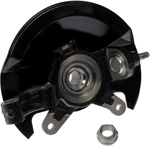 Detroit Axle - 1.7L 2pc Front Steering Knuckles Wheel Bearing Hubs for 03-05 Honda Civic Steering Knuckles and Wheel Bearing Hubs Assembly 2003 2004 2005 Replacement in Saudi Arabia