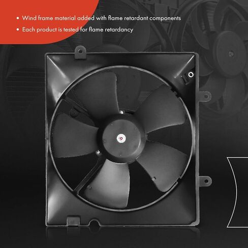 A-Premium Engine Radiator Cooling Fan Assembly Compatible with Select Kia Models - Sedona 2002 2003 2004 2005, 3.5L - Replace# 0K52Y15025A, 0K52Y15025B in Saudi Arabia