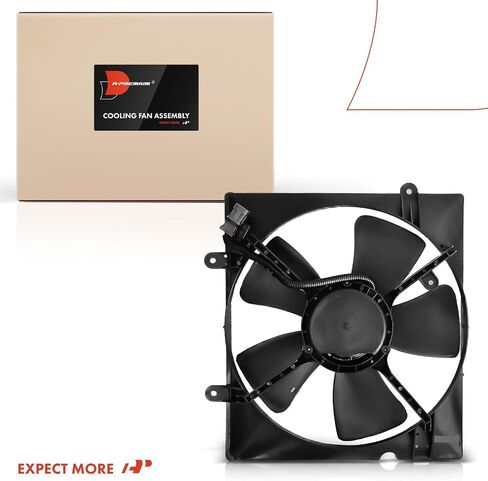 A-Premium Engine Radiator Cooling Fan Assembly Compatible with Select Kia Models - Sedona 2002 2003 2004 2005, 3.5L - Replace# 0K52Y15025A, 0K52Y15025B in Saudi Arabia