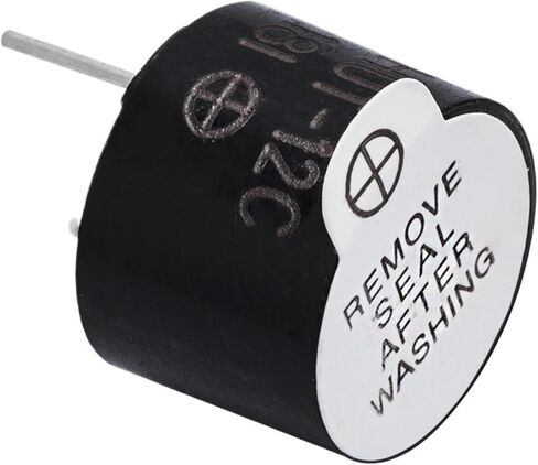 3V 5V 12V الجرس النشط المغناطيسي الطويل المستمر نغمة الإنذار Ringer 12mm Mini النشط Piezo (1PCS 12V) in Saudi Arabia