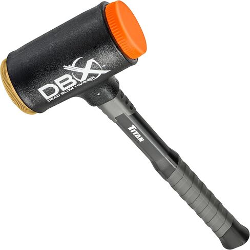 Titan 63640 Polyurethane القابلة للتبديل وجوه ضربات Titan DBX 45oz ضربة Dead Hammer in Kuwait