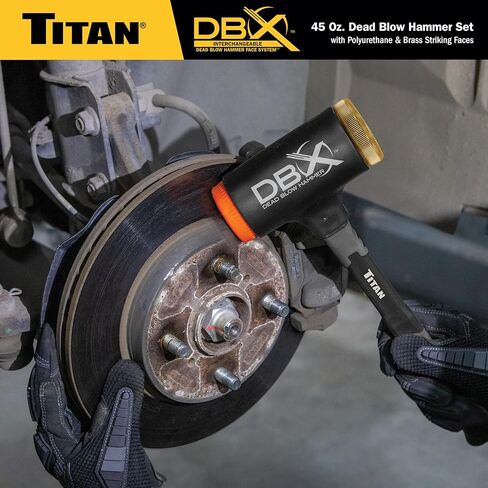 Titan 63640 Polyurethane القابلة للتبديل وجوه ضربات Titan DBX 45oz ضربة Dead Hammer in Kuwait
