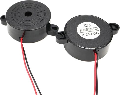 1pcs High Decibel 4216 Sound Sound 100dB Piezoelectric Automotive Home Appliances Piezo Active DC Buzzer مع الأسلاك in Saudi Arabia
