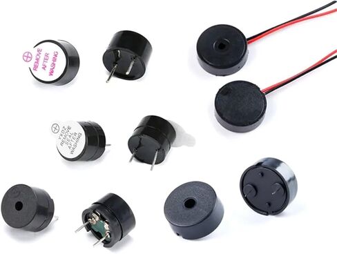 10pcs 3v 5v 12v buzzer active 12095 Piezo Magnetic Long Beep Beep Tone Ringer 12085 السلبي 16R (12 فولت) in Saudi Arabia