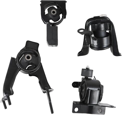 مجموعة 4pcs محرك Trans Mount مجموعة لتويوتا Corolla Matrix Pontiac Vibe 1.8L MT 2003-2008 A4218 A4219 A4221 A4230 Direct Fit Computer تم اختبار 12 شهرًا تم اختبارها لمدة 12 شهرًا in Saudi Arabia