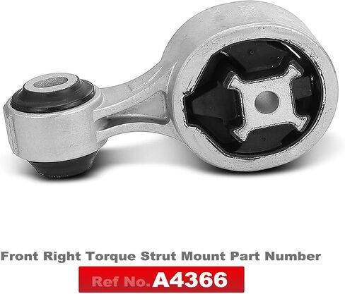 A-Premium 4PCS Engine Motor Transmission Mount and Torque Strut Mount Set Compatible with Nissan Rogue 2014 2015 2016 2017 L4 2.5L, Replace# 112204BA0A, 112206FL0B in Saudi Arabia