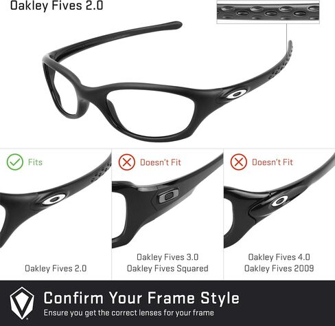 Revant Replacement Lenses for Oakley Fives 2.0 sunglasses, Polarized Options, Anti-Scratch and Impact Resistant in Saudi Arabia