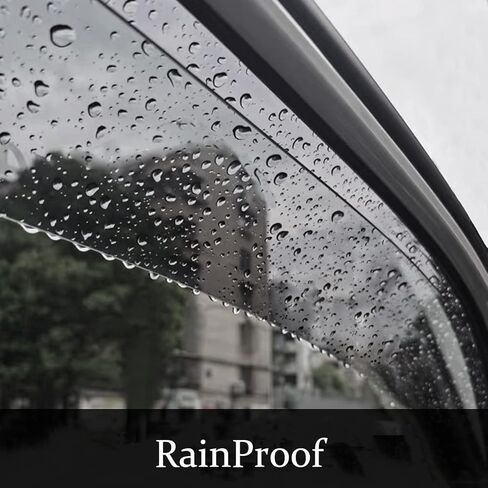 الأصلي 4pcs تنفيس نافذة الرياح المنحرف ، خارج مجموعة حراس المطر جبل ، أقنعة النوافذ الجانبية متوافقة مع 2003-2011 العنصر 94725 in Kuwait