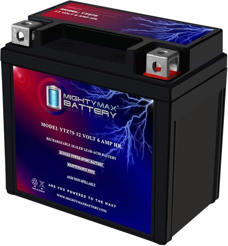 Mighty Max Battery YTZ7S 12V 6AH Replacement Battery for Parts Unlimited YTZ7S 2113-0087 in Saudi Arabia
