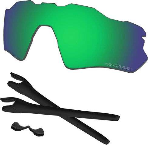 عدسات Polycarbonate Path Radar EV واستبدال مجموعات المطاطية لقطعة Sunglass Oakley مستقطبة in Kuwait