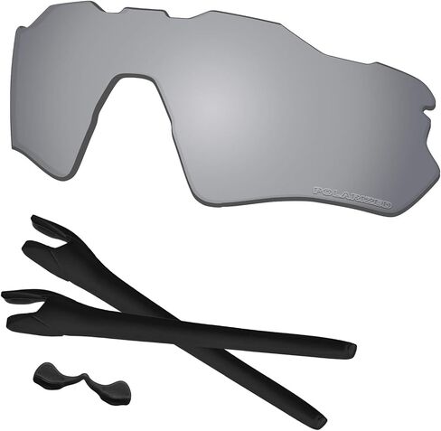 عدسات Polycarbonate Path Radar EV واستبدال مجموعات المطاطية لقطعة Sunglass Oakley مستقطبة in Kuwait