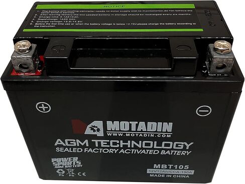 AGM Battery Compatible With Can-Am DS 650 BAJA 2002-2007 / DS 650 2000-2003 / X 2004-2007 in Saudi Arabia