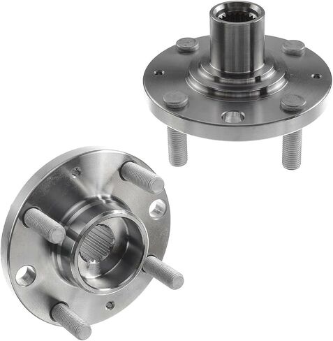 Detroit Axle - FWD Front Wheel Bearing Hubs Kit for Chevrolet Aveo Aveo5 Spark Pontiac G3 Wave Wave5, 2 Wheel Bearing Hubs Assembly 2 Wheel Bearings Replacement in Saudi Arabia