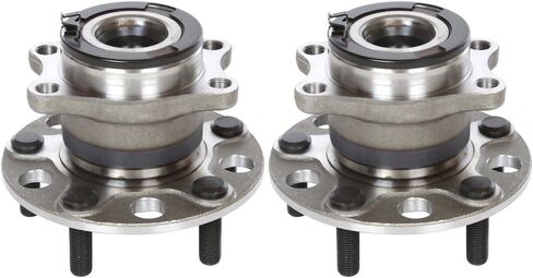 AutoShack Rear Wheel Hub Bearing Pair of 2 Driver and Passenger Side Replacement for 2007-2012 2013 2014 2015 2016 2017 Jeep Patriot Compass 2007-2008 Dodge Caliber 2.0L 2.4L 4WD AWD 5-Lug HB612335PR in Saudi Arabia