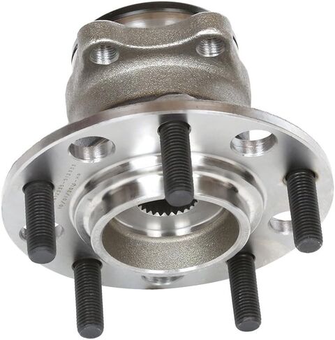 AutoShack Rear Wheel Hub Bearing Pair of 2 Driver and Passenger Side Replacement for 2007-2012 2013 2014 2015 2016 2017 Jeep Patriot Compass 2007-2008 Dodge Caliber 2.0L 2.4L 4WD AWD 5-Lug HB612335PR in Saudi Arabia