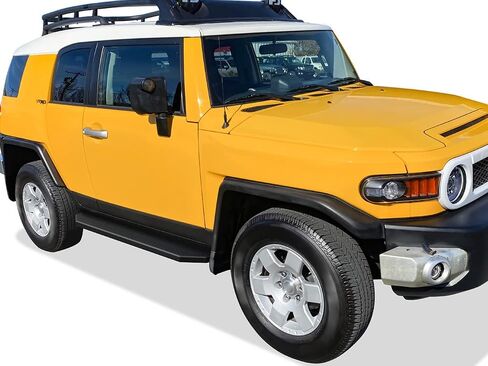 APS Black Running Boards نمط متوافق مع Toyota FJ Cruiser 2007-2014 (الجانبية الخطوات الجانبية) 6in واسعة in Saudi Arabia