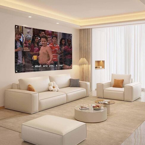 ما أنت كوب كلاسيك شظية Gibbby Funny Tapestry 3x5ft علم مضحك مع 4 نحاس غرفة المعيشة غرفة صالة الألعاب الرياضية in Saudi Arabia