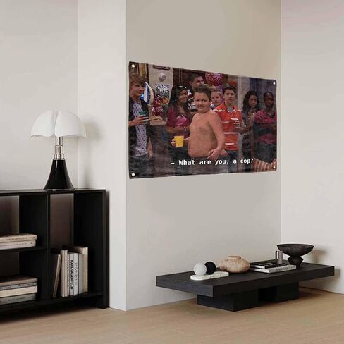 ما أنت كوب كلاسيك شظية Gibbby Funny Tapestry 3x5ft علم مضحك مع 4 نحاس غرفة المعيشة غرفة صالة الألعاب الرياضية in Saudi Arabia