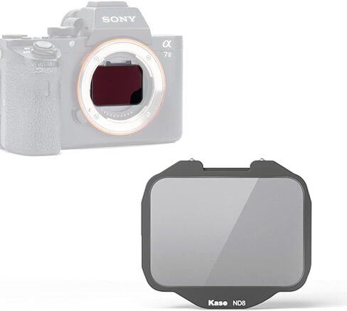 Kase Clip-in ND64 ND1.8 6 Stops Filter,Built-in Camera ND Filter Optical Glass for Sony Alpha Camera A7/A7 II/A7 III/A7R/A7R II/A7R III/A7R IV/A7S/A7S II/A7S III/A9/A9 II/FX3 in Saudi Arabia