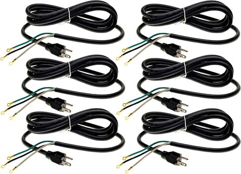 OCS Parts 14-Gauge 3-Wire Power Cord | 6 Feet | Skill HD77 - Bosch 1677M Replacement Power Tool Cord with Open End in Saudi Arabia