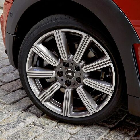 MINI 36122469709 CENTER CENTER CAPS متوافقة مع جميع عجلات السبائك الأصلية على نماذج F5X و F60 (شعار MINI ، مجموعة من 4 أغطية) in Kuwait