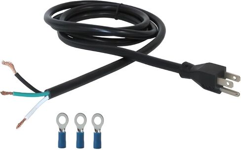 OCS Parts 14-Gauge 3-Wire Power Cord | 6 Feet | Skill HD77 - Bosch 1677M Replacement Power Tool Cord with Open End in Saudi Arabia