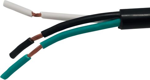 OCS Parts 14-Gauge 3-Wire Power Cord | 6 Feet | Skill HD77 - Bosch 1677M Replacement Power Tool Cord with Open End in Saudi Arabia