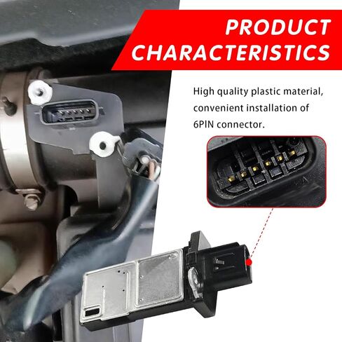 Mass Air Flow Sensor, Original MAF Sensor, OEM# 3L3A-12B579-BA, Compatible with Ford Lincoln Mazda Mercury in Saudi Arabia