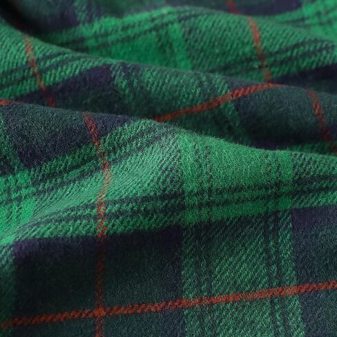 dubinik® 13oz قميص فانيل ثقيل للغاية للرجال للرجال رجال طويل المنقوش زر أسفل القمصان خمر القطن 100 ٪ in Kuwait