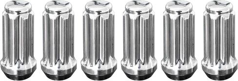 Detroit Axle - 26pc Lug Lug Nuts Kit for Silverado Avalanche Express Sierra Savana 1500 2500 Chevrolet Tahoe GMC Yukon Cadillac Escalade ESV Ext ، 24 Wheel Lug Nuts 2 مفتاحي المقبس البديل in Saudi Arabia