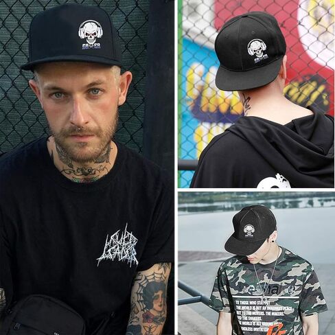 قبعات Snapback هيكل عظمي للرجال تركيب قبعات البيسبول للرجال قبعات بيل فاتح in Kuwait