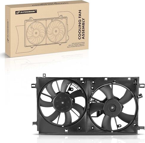 A-Premium Engine Radiator Cooling Fan Assembly Compatible with Select Toyota Models - Prius 2016 2017 2018 2019 2020, L4 1.8L - Replace# 1636137060, 1636336160 in Saudi Arabia