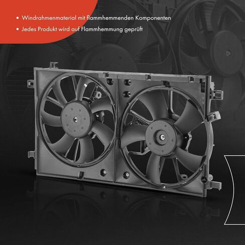 A-Premium Engine Radiator Cooling Fan Assembly Compatible with Select Toyota Models - Prius 2016 2017 2018 2019 2020, L4 1.8L - Replace# 1636137060, 1636336160 in Saudi Arabia
